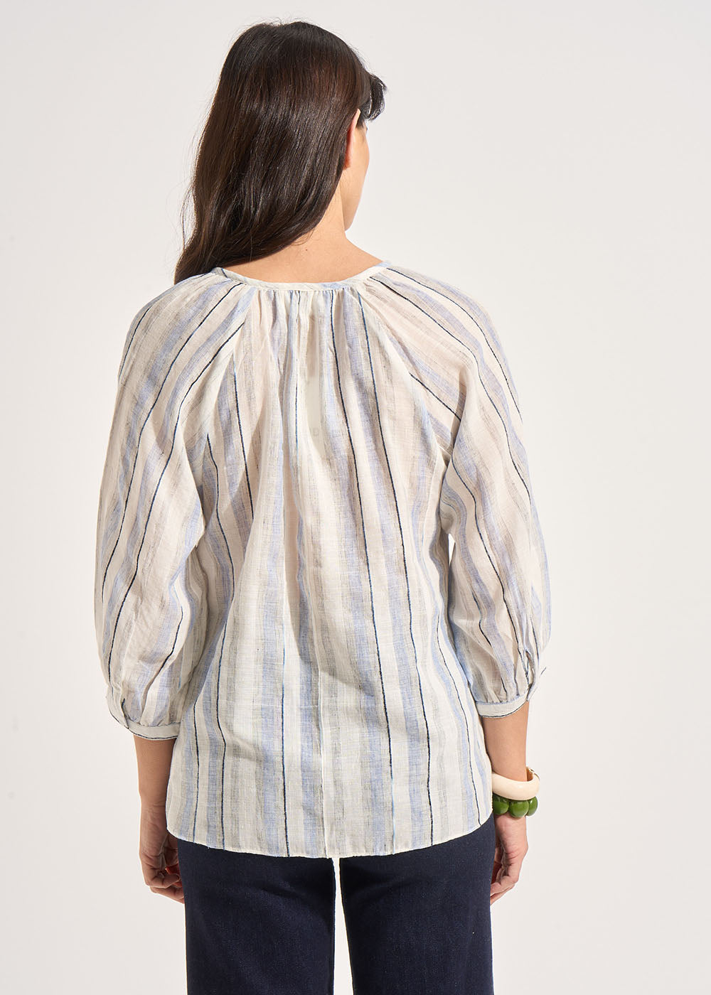 TOBALT Blouse rayée en coton - 3 - Sud Express - Sud Express