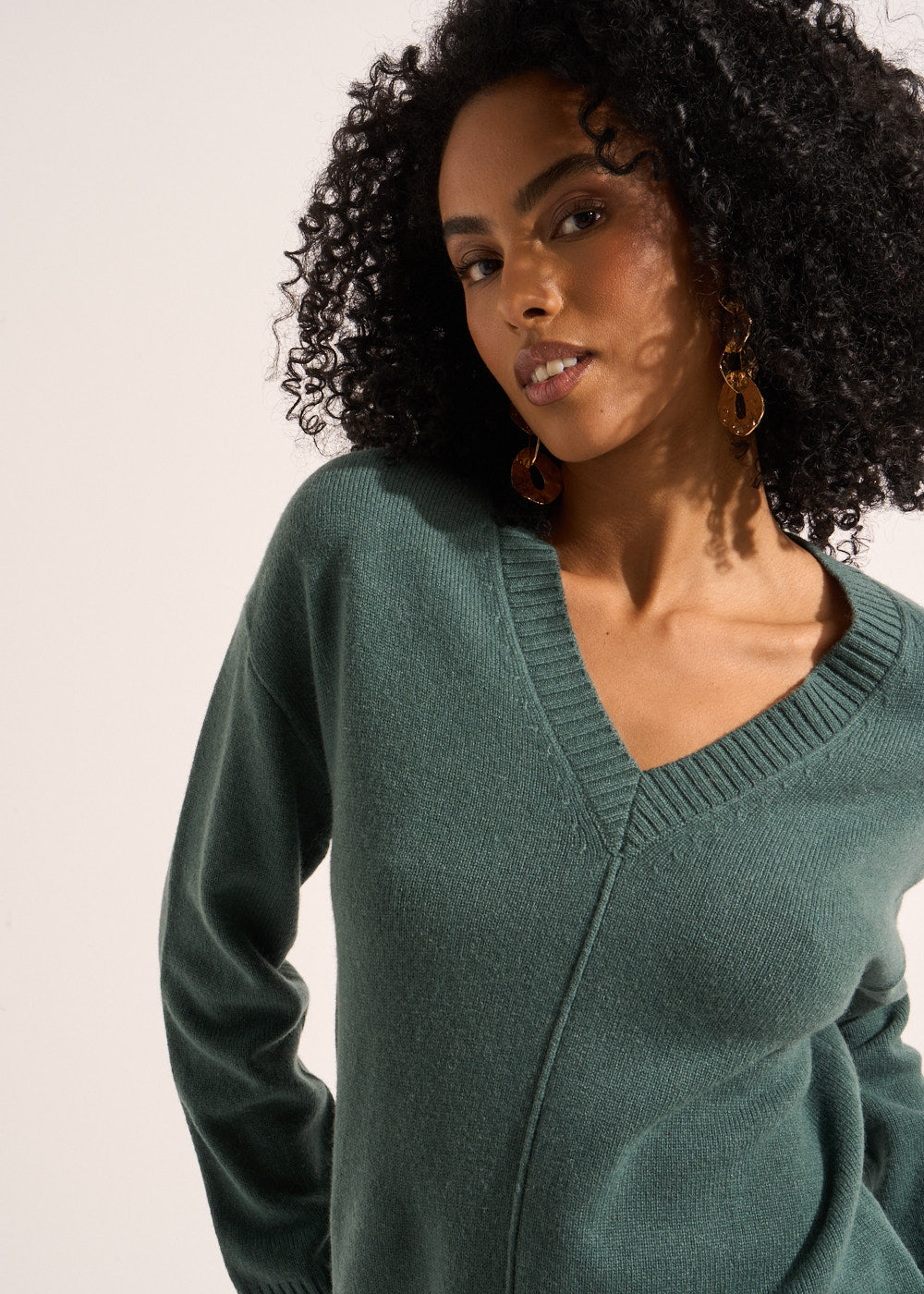 MASY Pull col V en laine - 2 - Sud Express - Sud Express