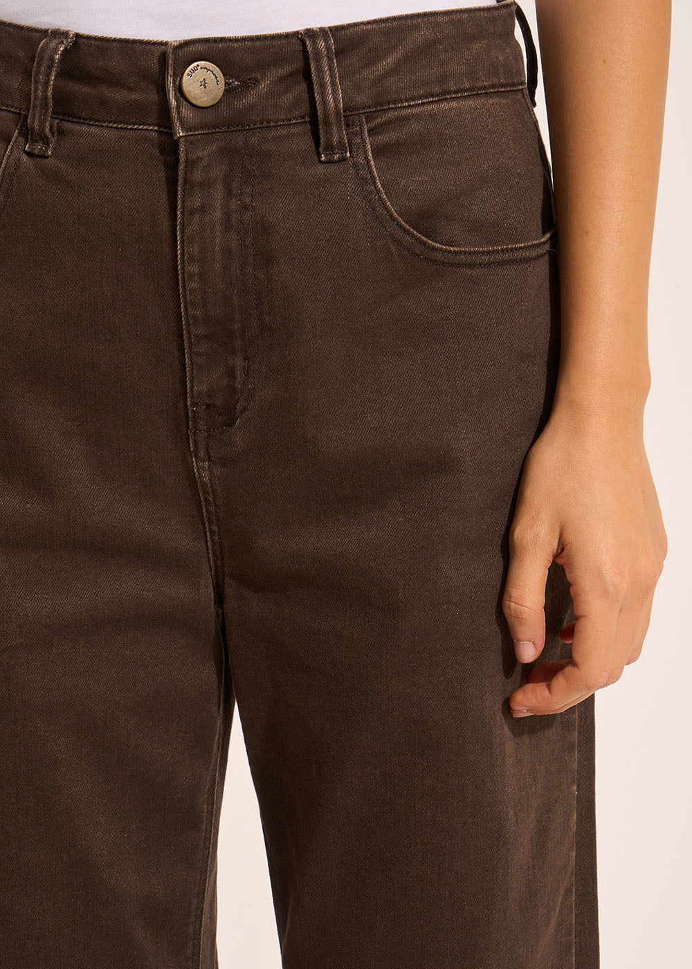 PAKI Pantalon chocolat - 4 - Sud Express - Sud Express