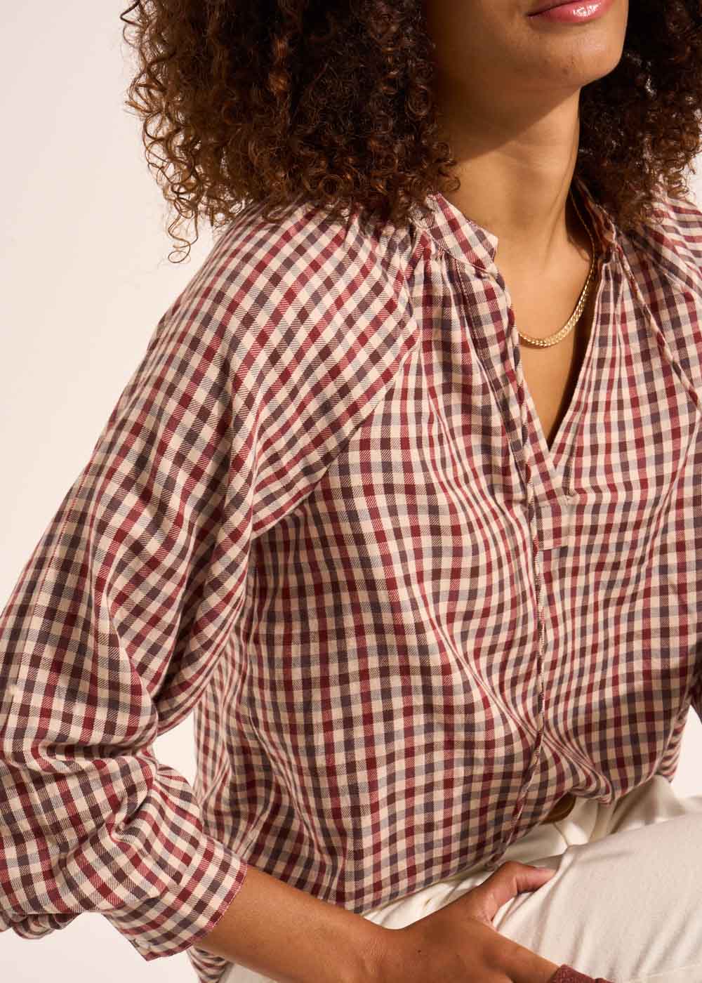 TODILIE Blouse à carreaux - 2 - Sud Express - Sud Express