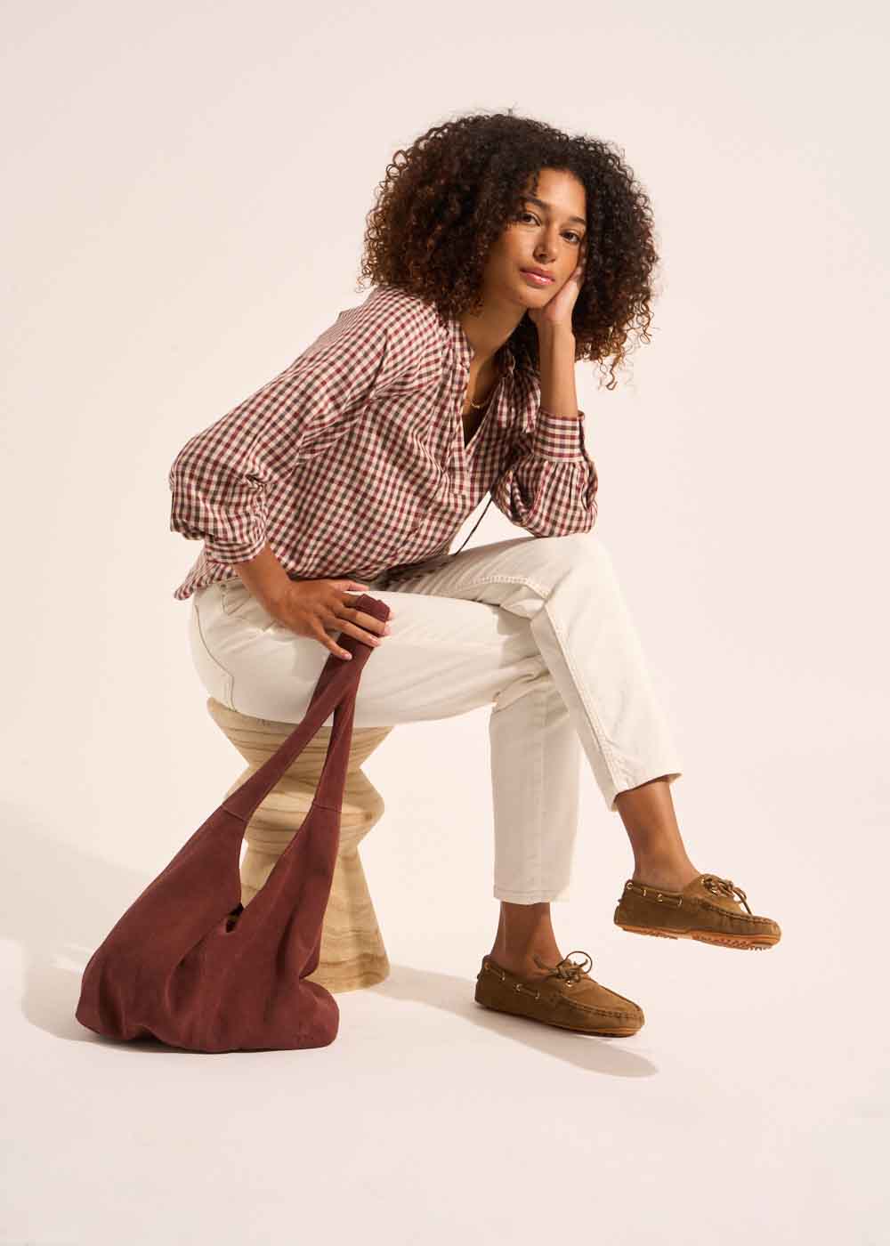 Blouse à carreaux - Sud Express - 5 - Sud Express