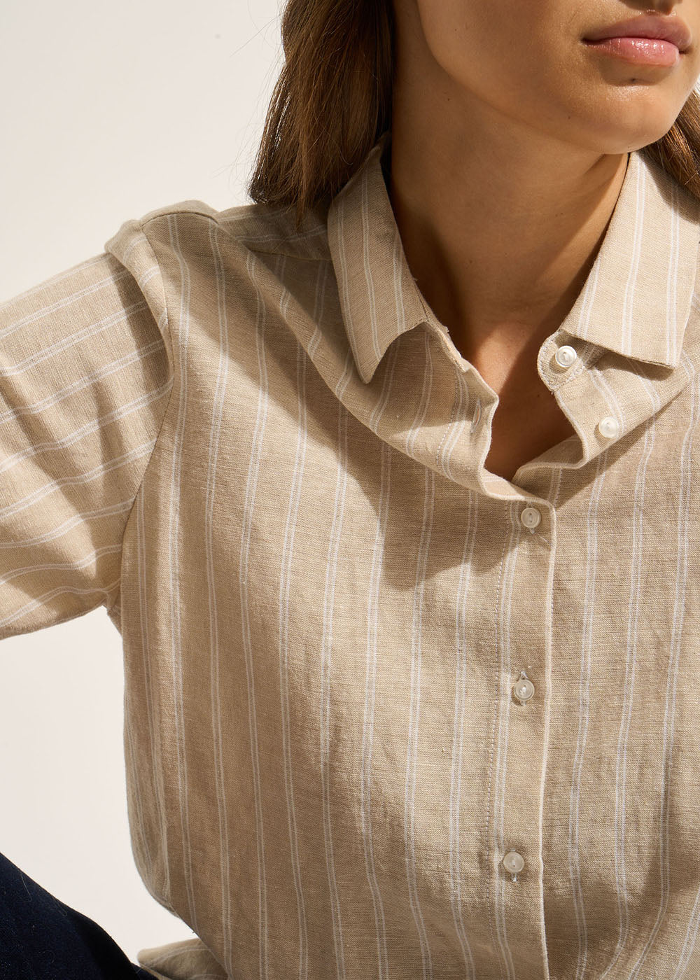 Chemise coupe droite à rayures - Sud Express - 2 - Sud Express