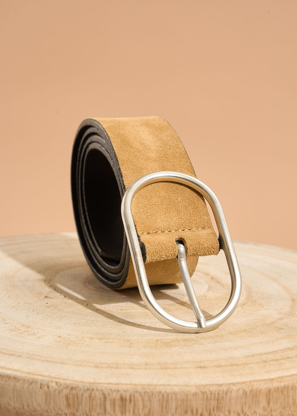 CHRISTINE Ceinture en cuir avec une boucle ovale - 1 - Sud Express - Sud Express