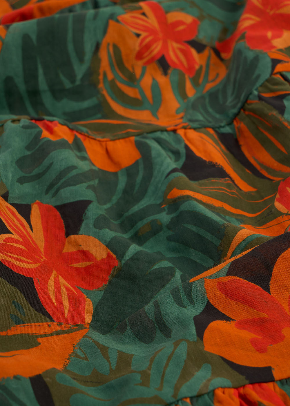 Robe longue imprimée végétal - Sud Express - 6 - Sud Express