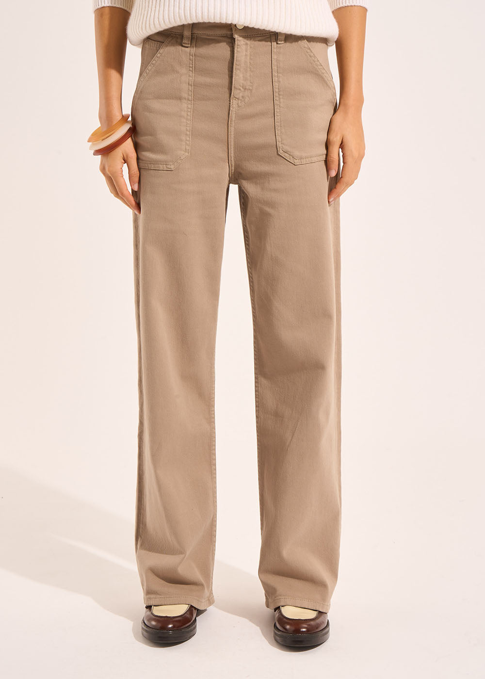 PARLIAMI Pantalon coupe large en coton - 2 - Sud Express - Sud Express