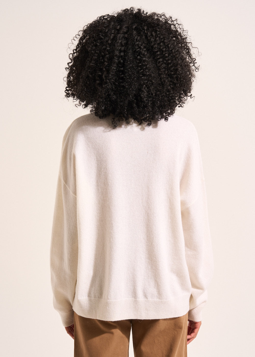 MAPOUPYNOU Pull col V en cachemire à manches longues - 3 - Sud Express - Sud Express