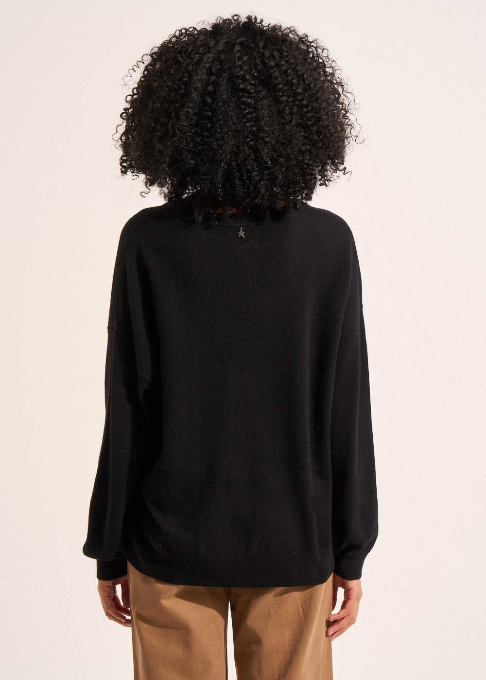 MAPOUPYNOU Pull col V en cachemire à manches longues - 3 - Sud Express - Sud Express