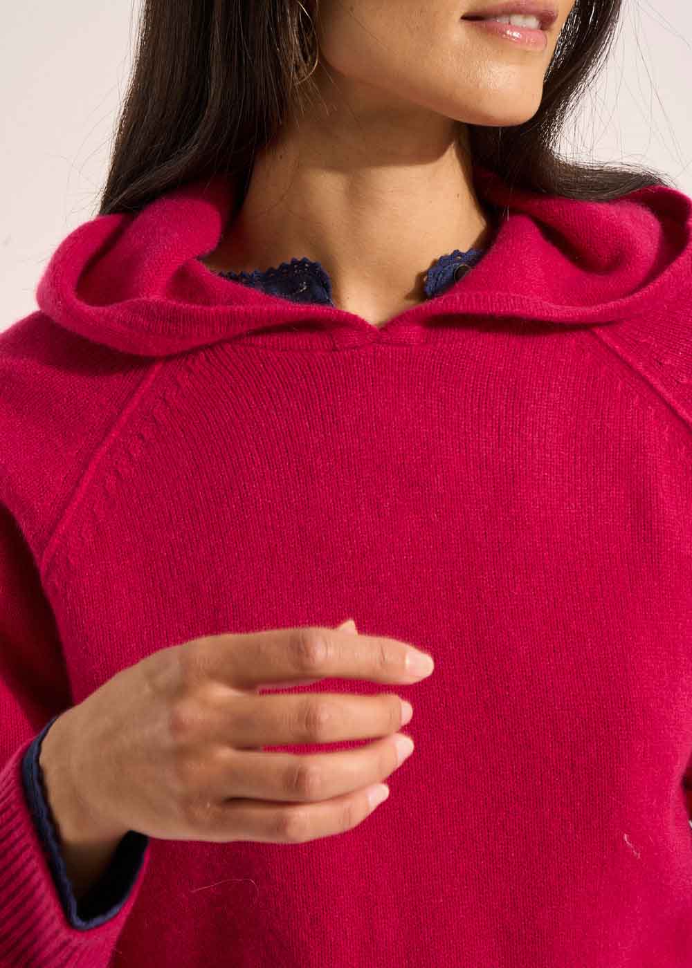 Hoodie à capuche en cachemire - Sud Express - 6 - Sud Express