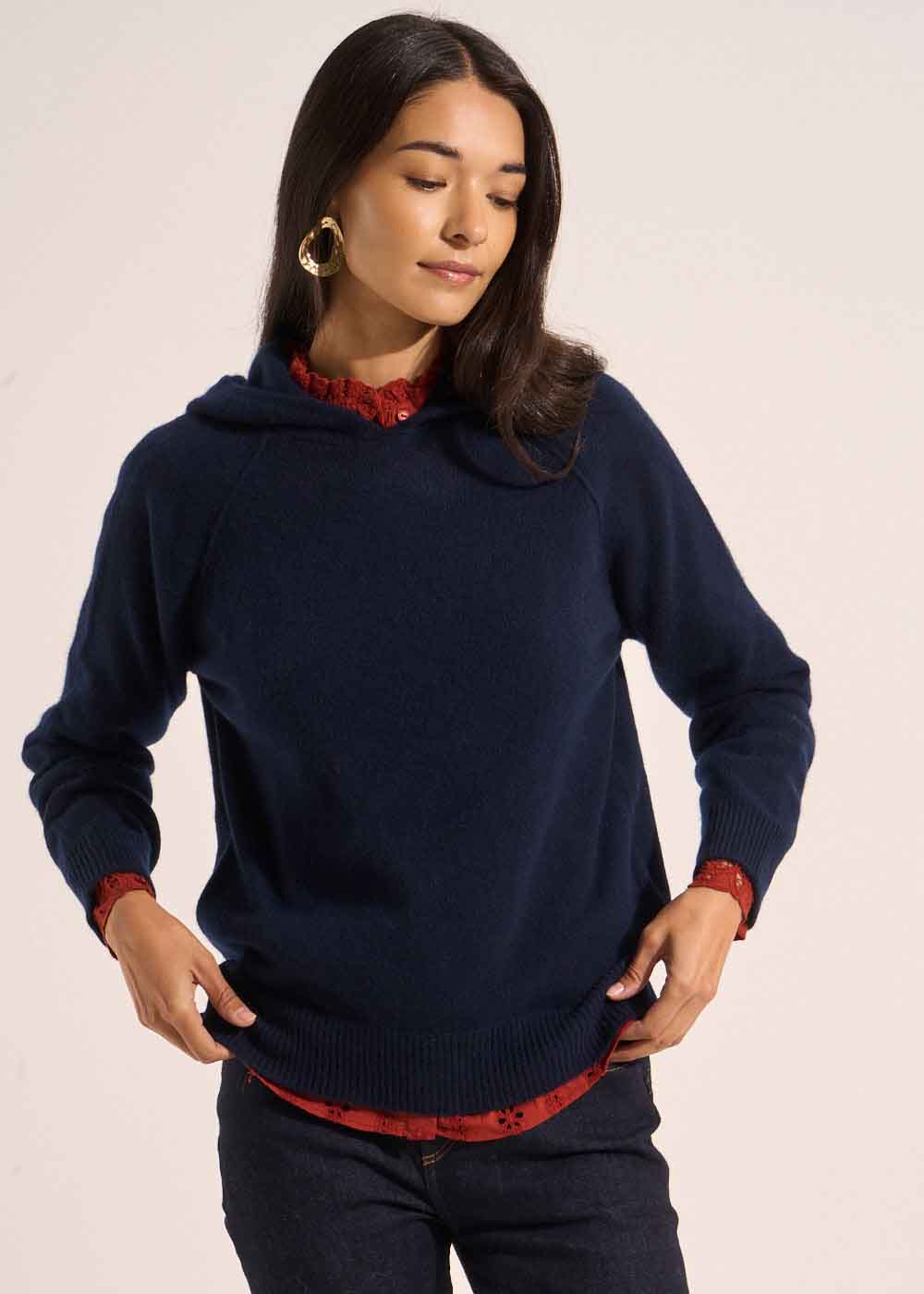 MYBABINOU Hoodie à capuche en cachemire - 1 - Sud Express - Sud Express