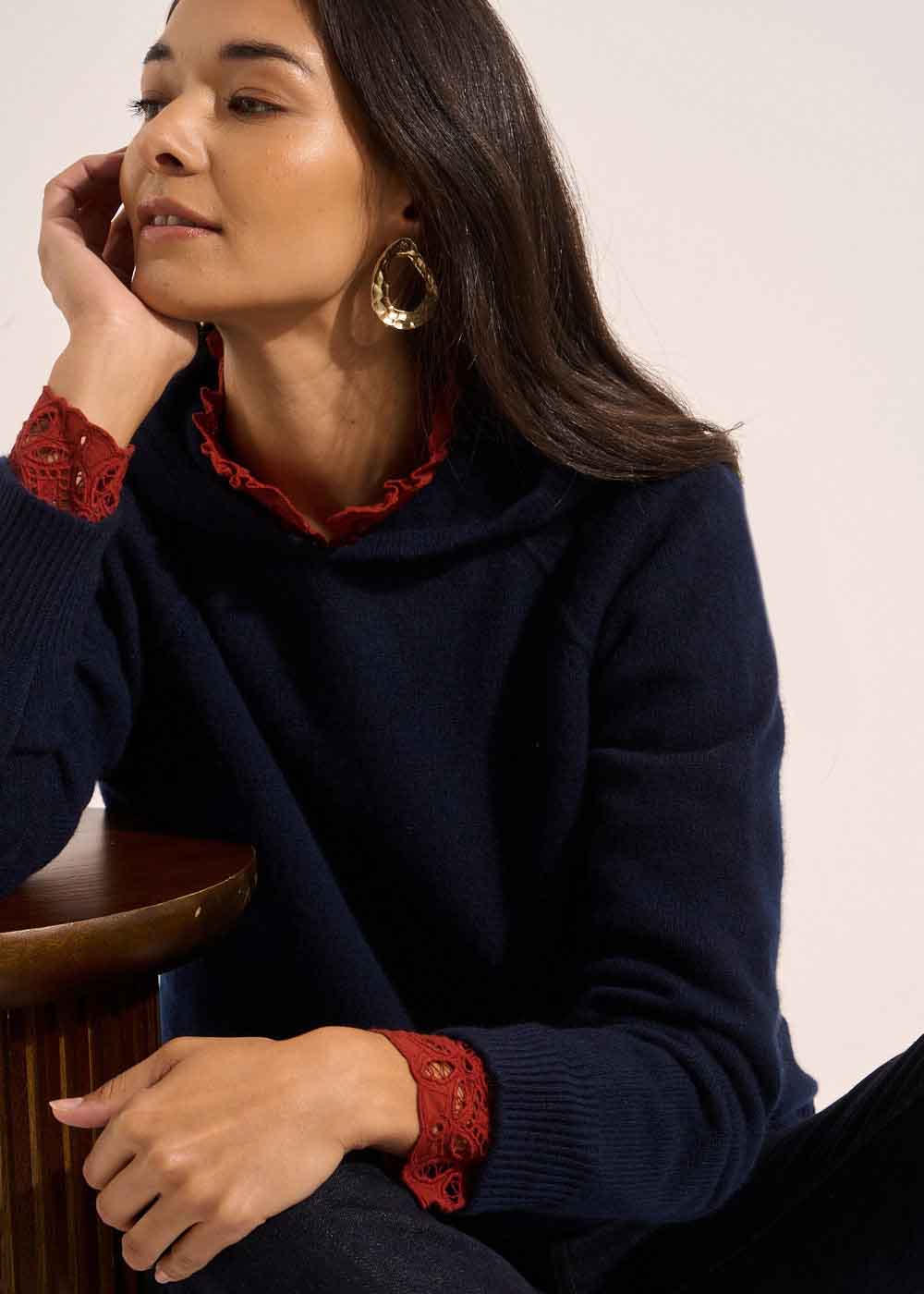 MYBABINOU Hoodie à capuche en cachemire - 4 - Sud Express - Sud Express