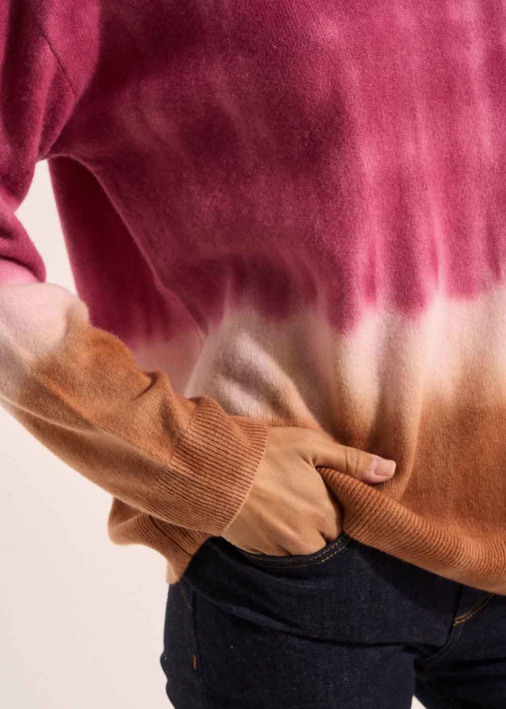 MALOUETTYNA Pull col rond tie and dye - 4 - Sud Express - Sud Express