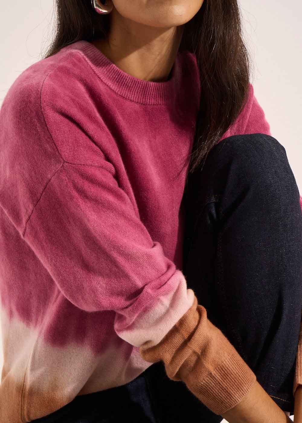 Pull col rond tie and dye - Sud Express - 5 - Sud Express