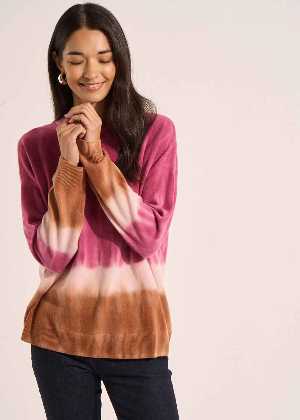 Pull col rond tie and dye - Sud Express - 6 - Sud Express
