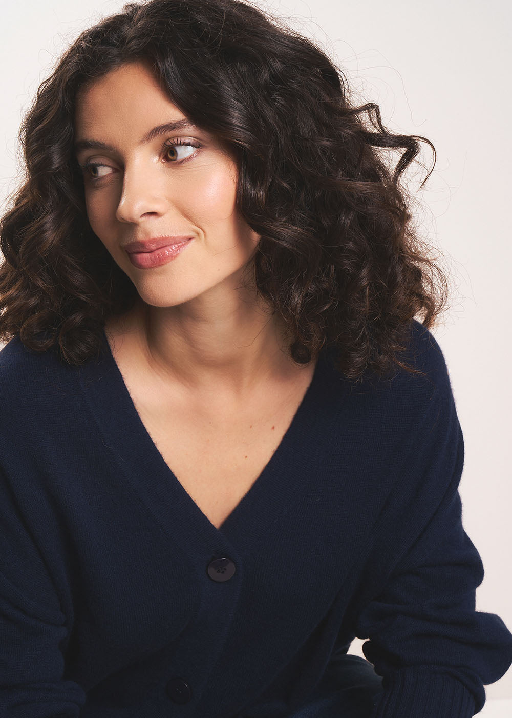 GRAMMAX Gilet ample avec col V en cachemire - 2 - Sud Express - Sud Express