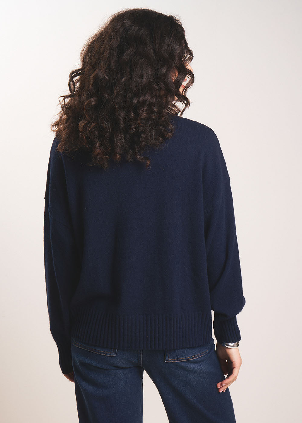 GRAMMAX Gilet ample avec col V en cachemire - 3 - Sud Express - Sud Express