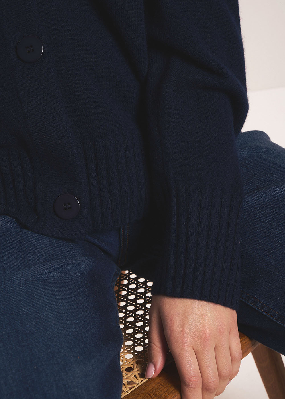 GRAMMAX Gilet ample avec col V en cachemire - 4 - Sud Express - Sud Express