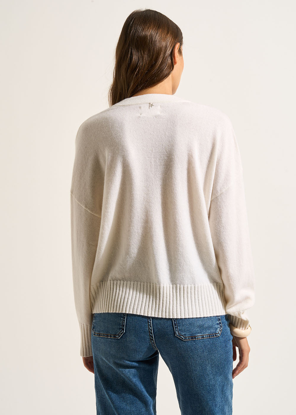 GRAMMAX Gilet ample avec col V en cachemire - 3 - Sud Express - Sud Express