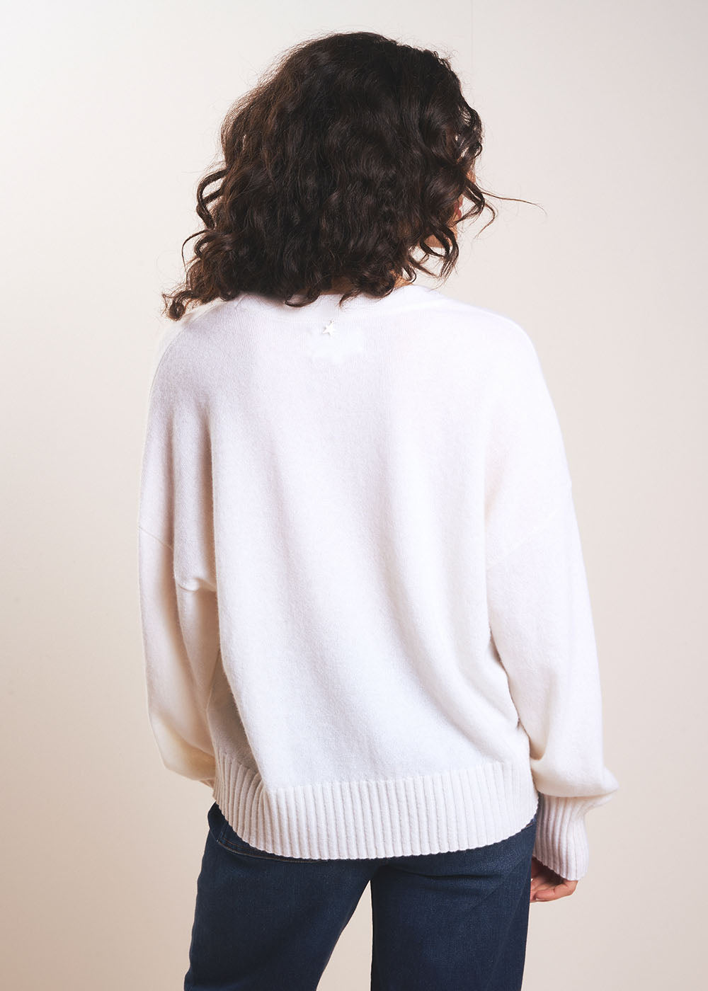 GRAMMAX Gilet ample avec col V en cachemire - 3 - Sud Express - Sud Express