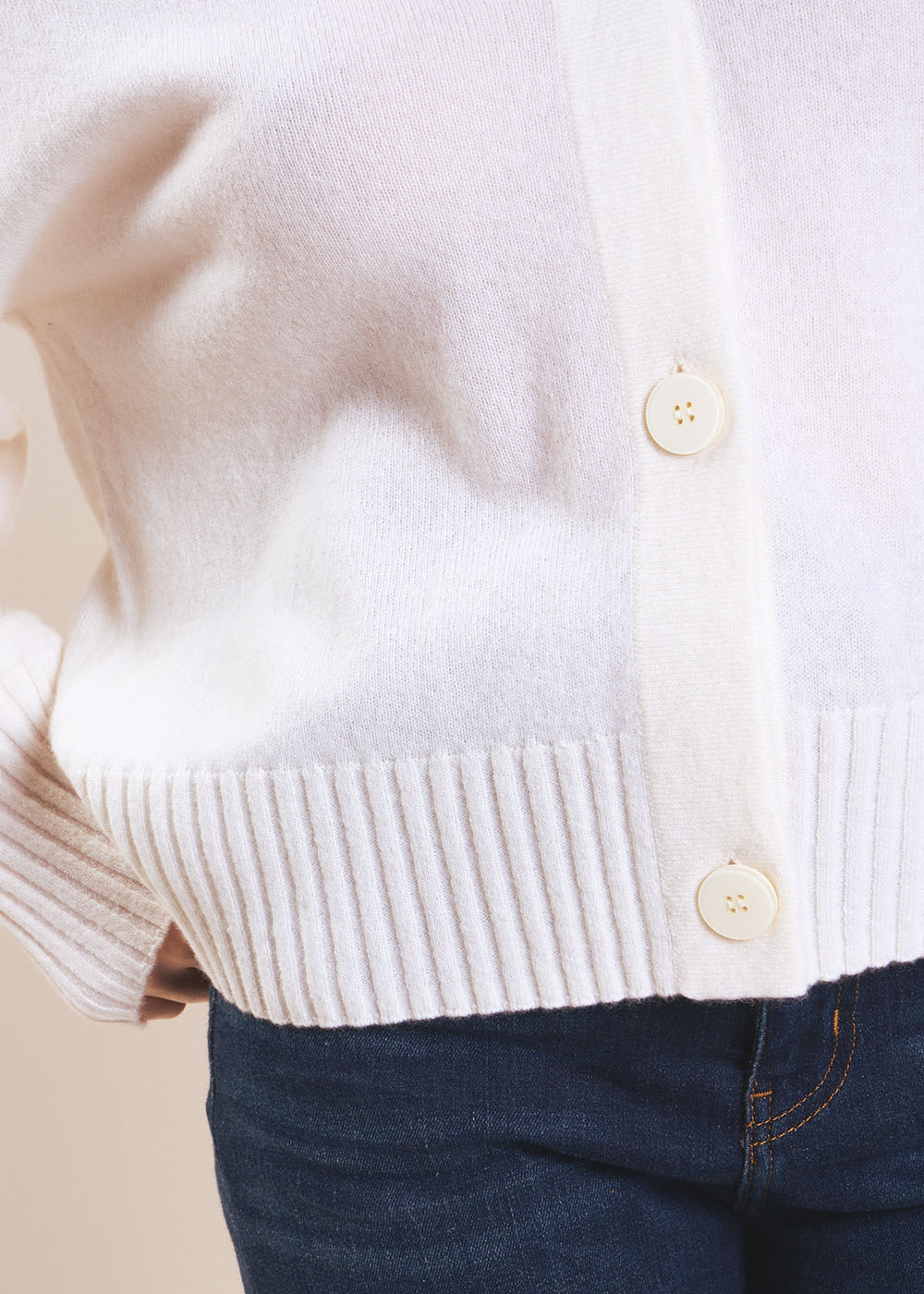 GRAMMAX Gilet ample avec col V en cachemire - 4 - Sud Express - Sud Express