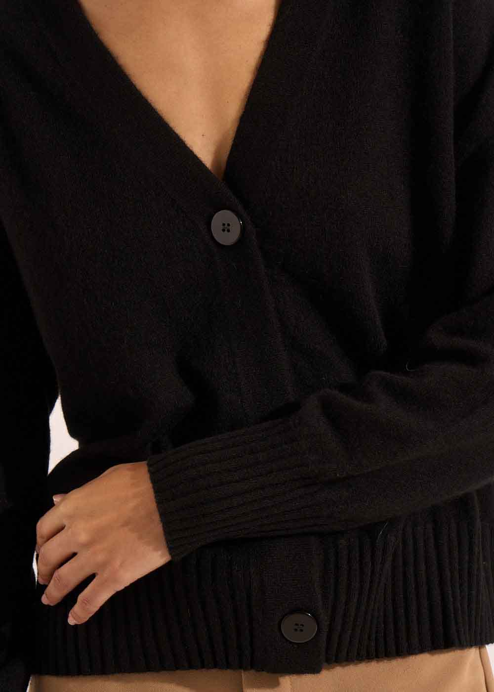 GRAMMAX Gilet ample avec col V en cachemire - 2 - Sud Express - Sud Express