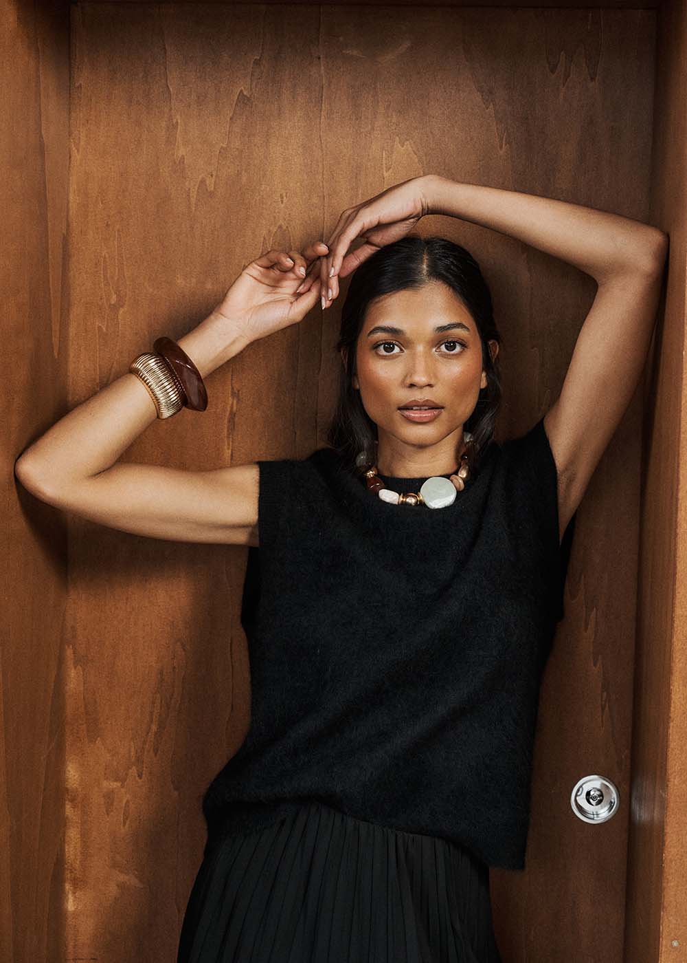 MARTHE Pull ample sans manches à col rond - 1 - Sud Express - Sud Express