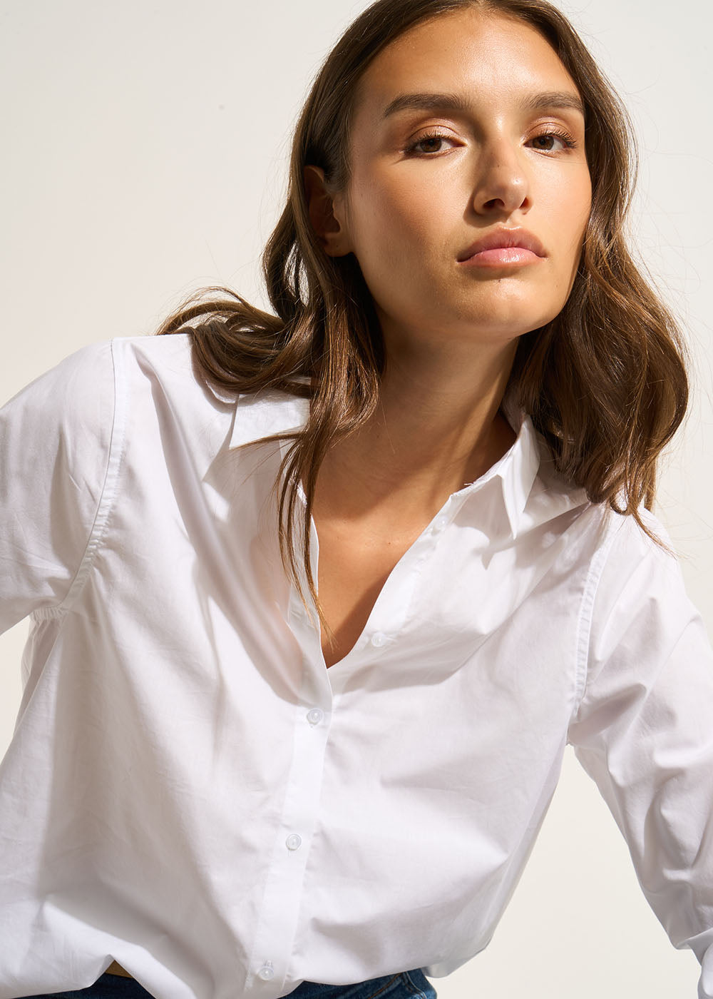 Chemise coupe droite à manches longues - Sud Express - 5 - Sud Express