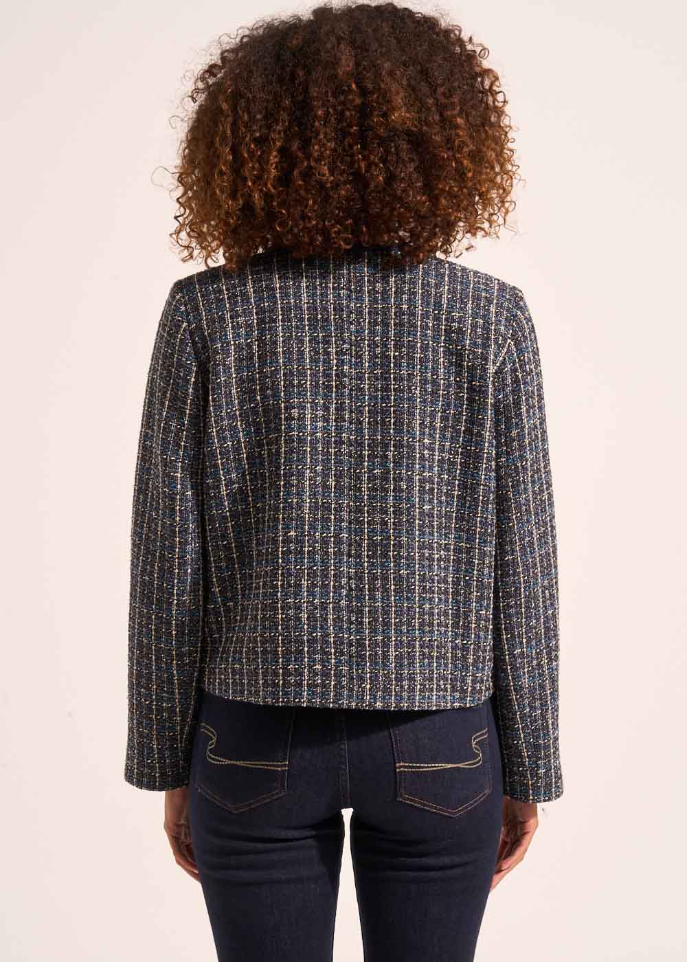 Veste courte en tweed - Sud Express - 3 - Sud Express