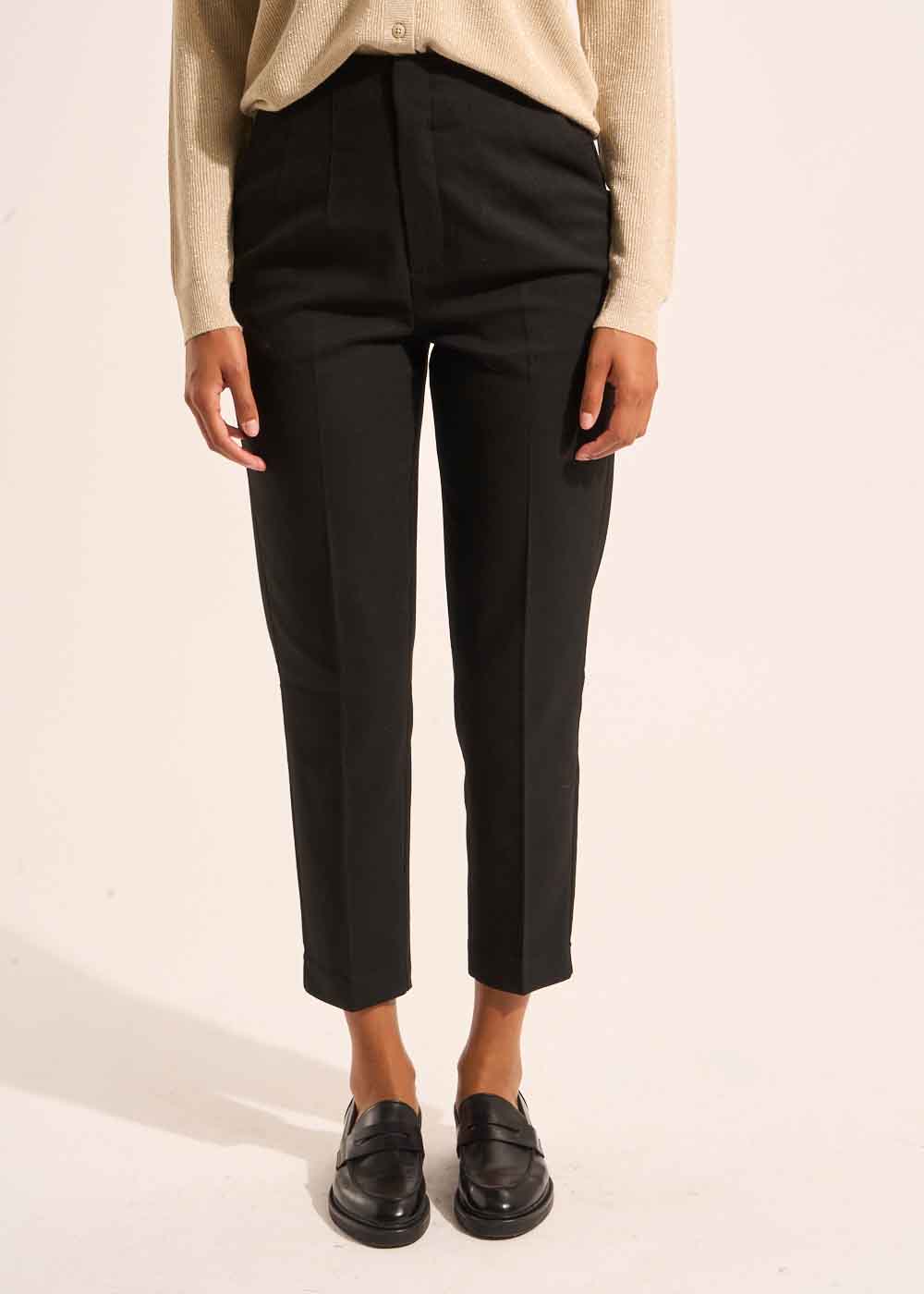 PALOZO Pantalon à pinces effet ventre plat - 1 - Sud Express - Sud Express