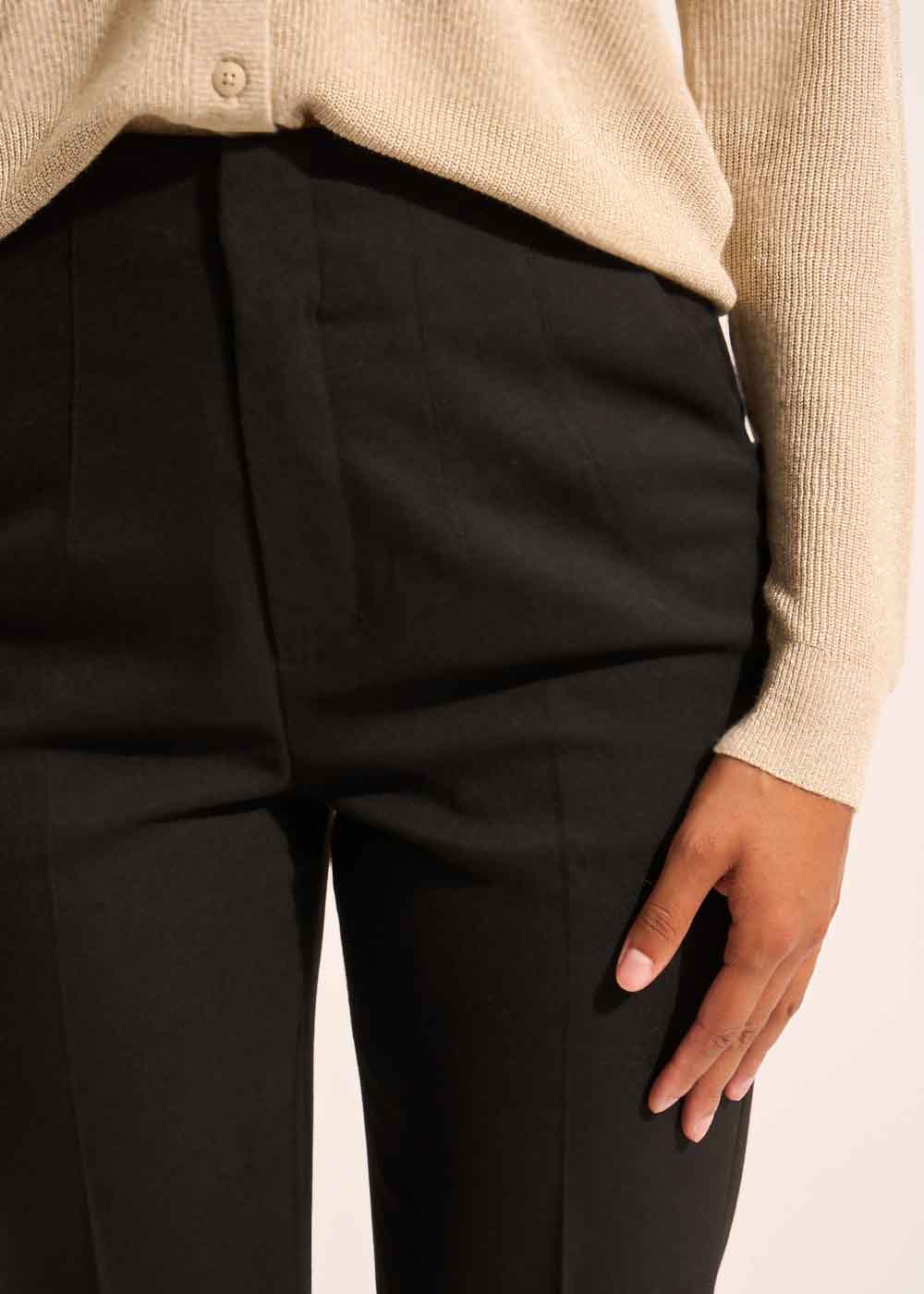 PALOZO Pantalon à pinces effet ventre plat - 2 - Sud Express - Sud Express