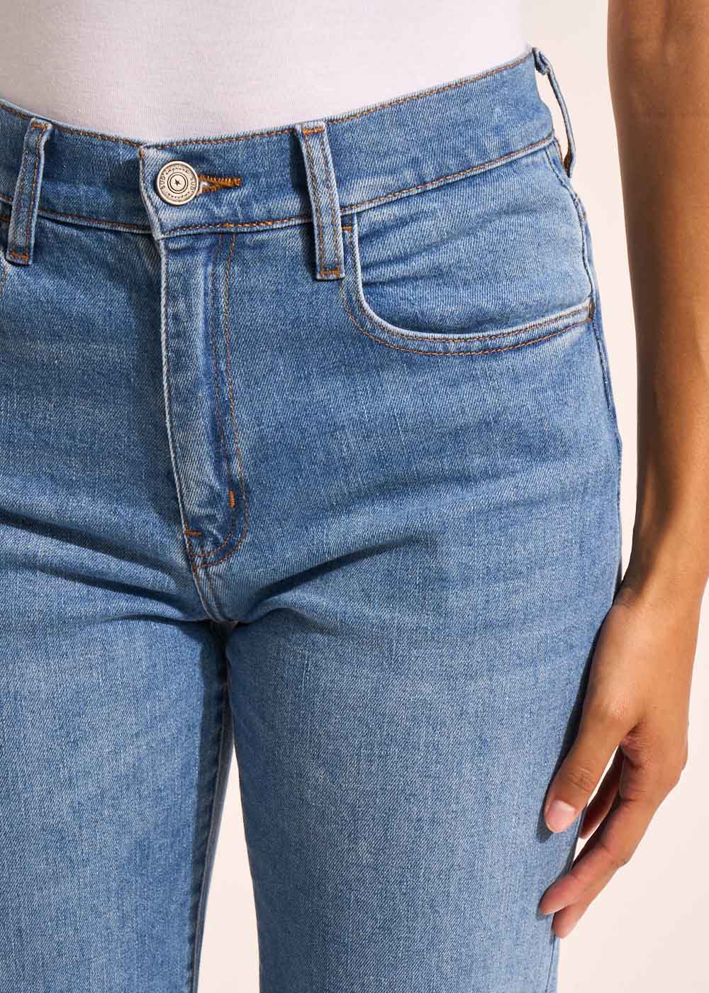 SOPHIE MEDIUM STONE Jean droit 5 poches - 2 - Sud Express - Sud Express