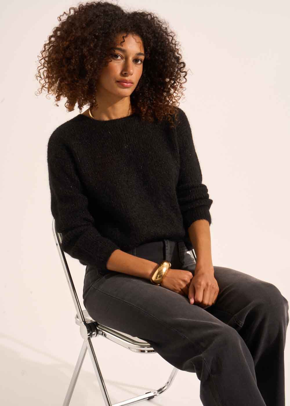 GATTYCOX Gilet maille scintillante - 1 - Sud Express - Sud Express