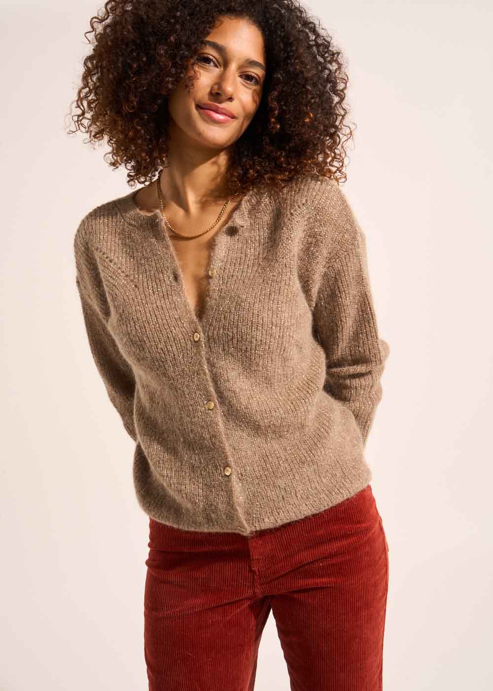 GATTYCOX Gilet maille scintillante - 1 - Sud Express - Sud Express