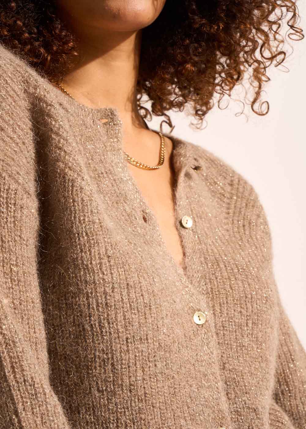 GATTYCOX Gilet maille scintillante - 2 - Sud Express - Sud Express