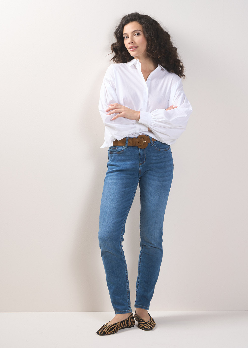 STELLA MEDIUM STONE Jean slim cinq poches - 1 - Sud Express - Sud Express