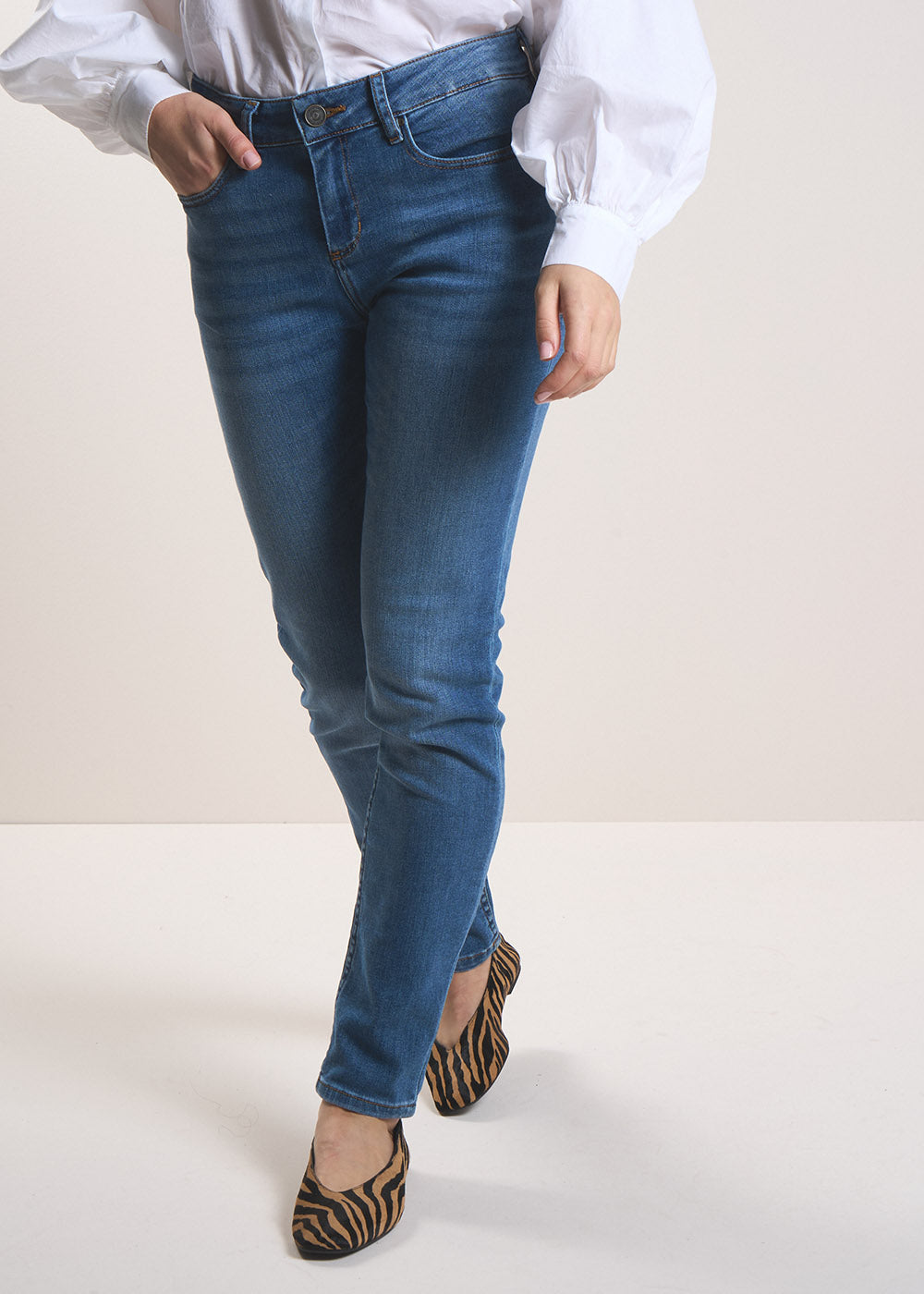 STELLA MEDIUM STONE Jean slim cinq poches - 2 - Sud Express - Sud Express