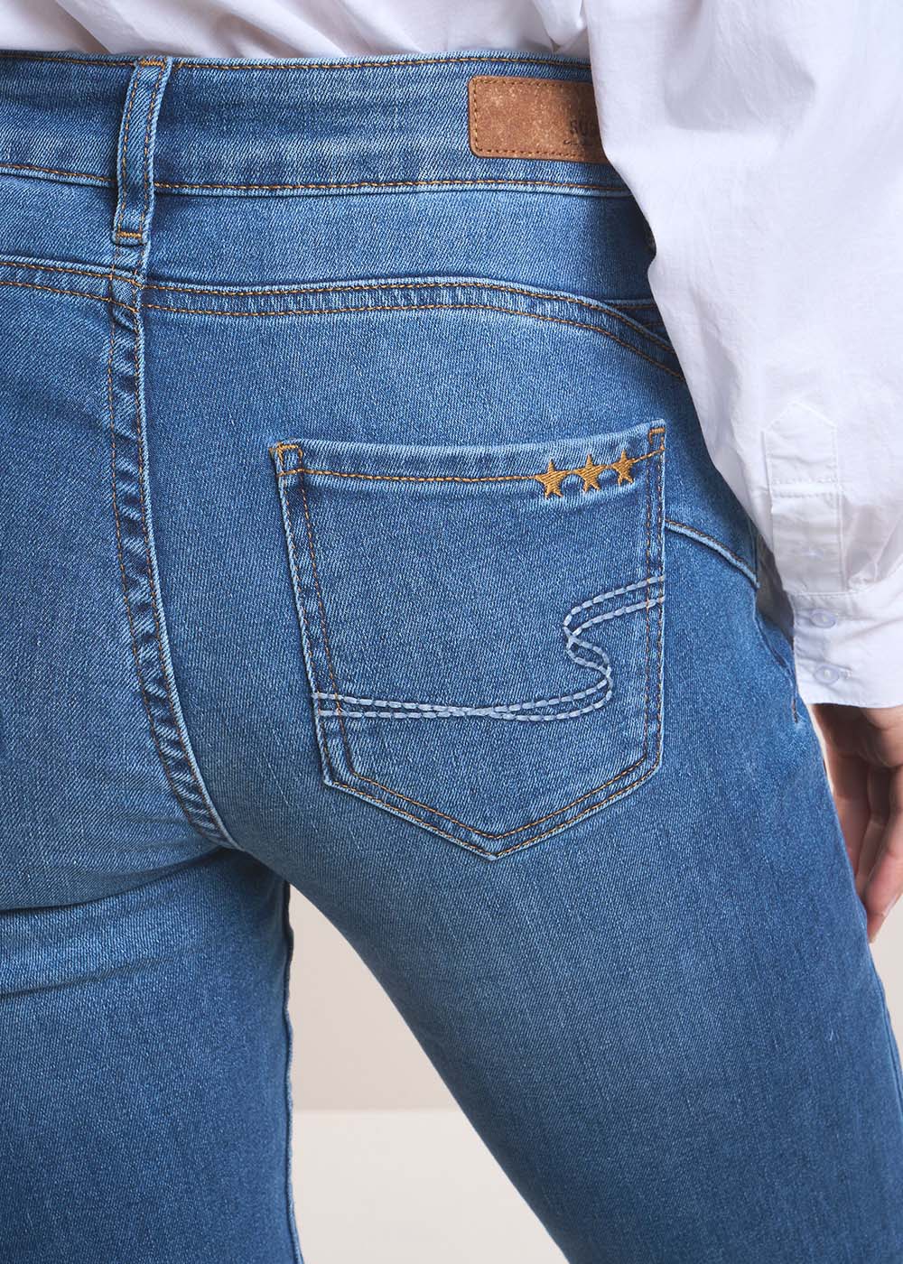STELLA MEDIUM STONE Jean slim cinq poches - 4 - Sud Express - Sud Express