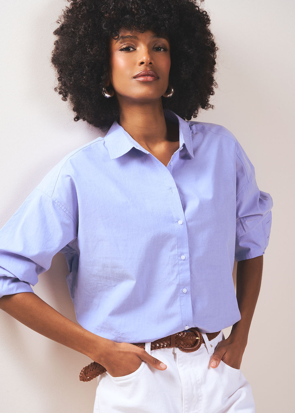 CALYMA Chemise oversize en coton - 1 - Sud Express - Sud Express