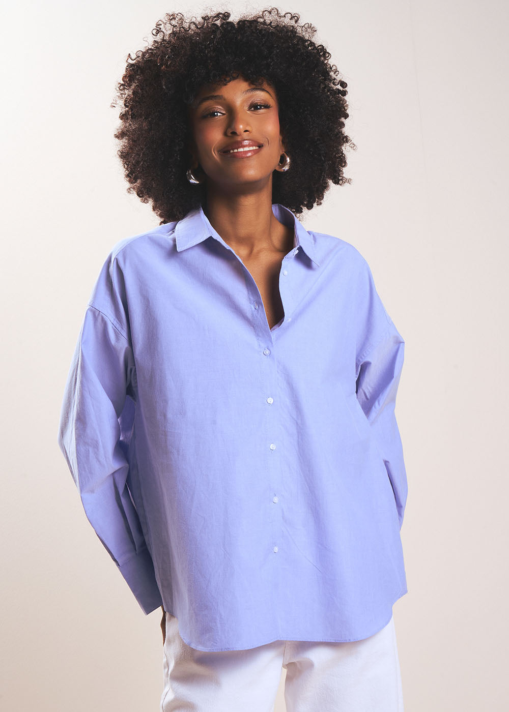 Chemise oversize en coton - Sud Express - 5 - Sud Express