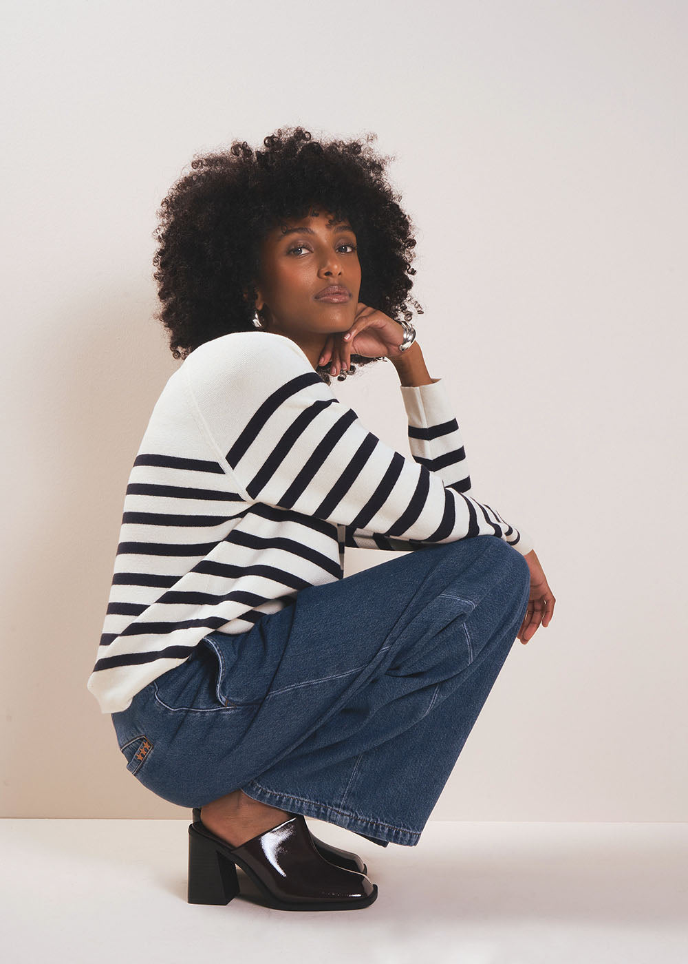 MARINOU Pull marinière à col rond - 4 - Sud Express - Sud Express