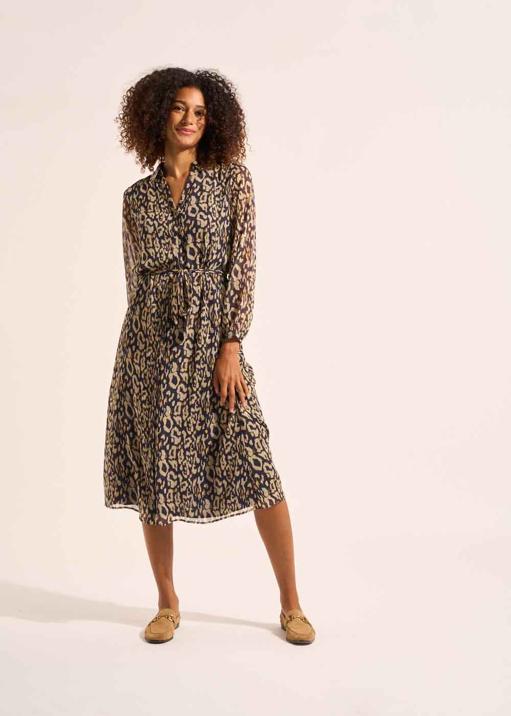 RITAYA Robe imprimé léopard - 1 - Sud Express - Sud Express