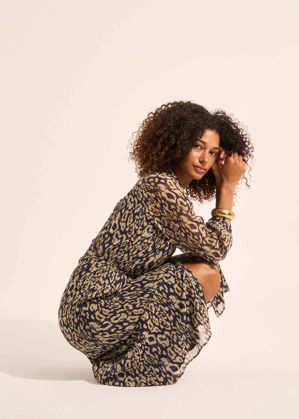 Robe imprimé léopard - Sud Express - 5 - Sud Express