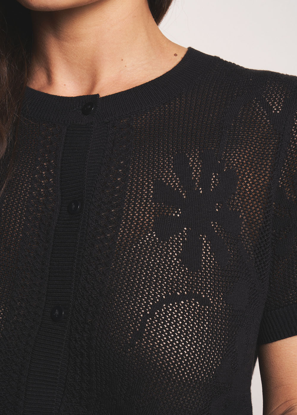 GISELLE Gilet court fleuri manches courtes - 2 - Sud Express - Sud Express