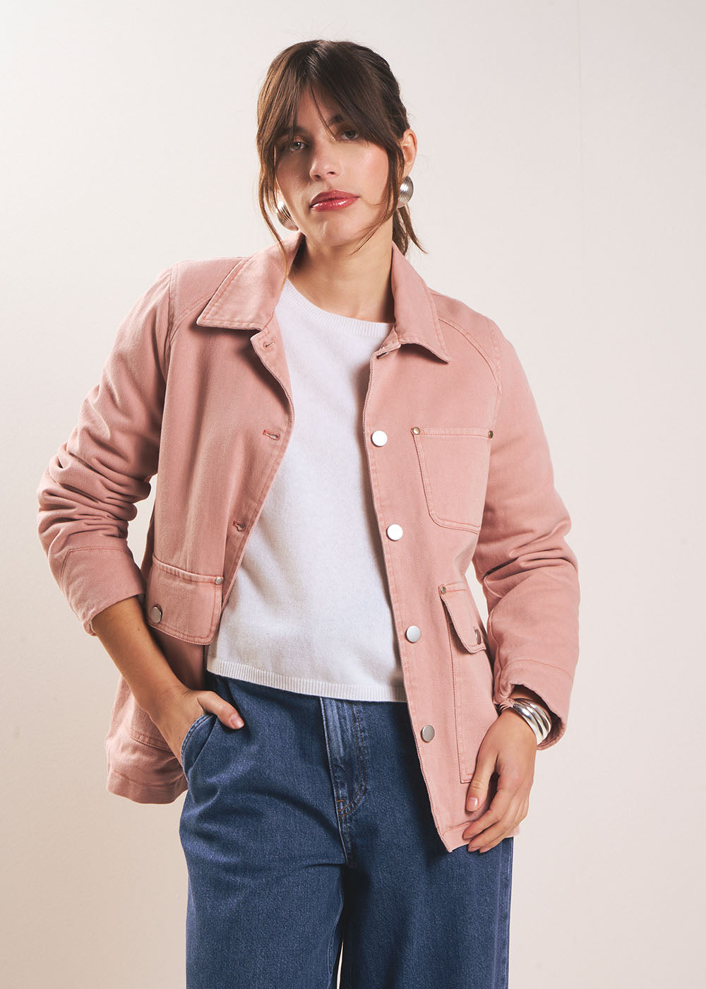 VEXAS Veste longue en coton avec intérieur matelassé - 1 - Sud Express - Sud Express