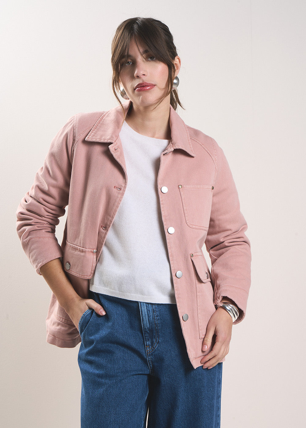 VEXAS Veste longue en coton avec intérieur matelassé - 1 - Sud Express - Sud Express