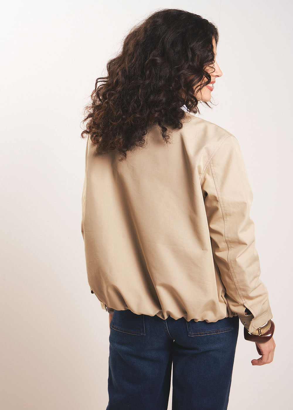 VERTI Blouson court à col ras du cou - 3 - Sud Express - Sud Express