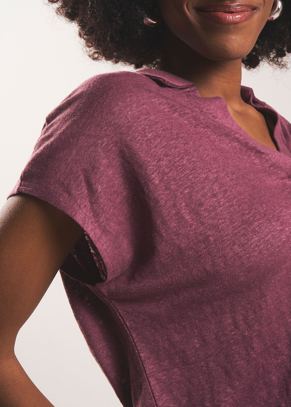 TESSALY T-shirt à col chemise - 4 - Sud Express - Sud Express