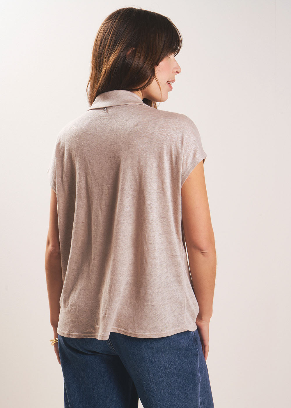 TESSALY T-shirt à col chemise - 3 - Sud Express - Sud Express