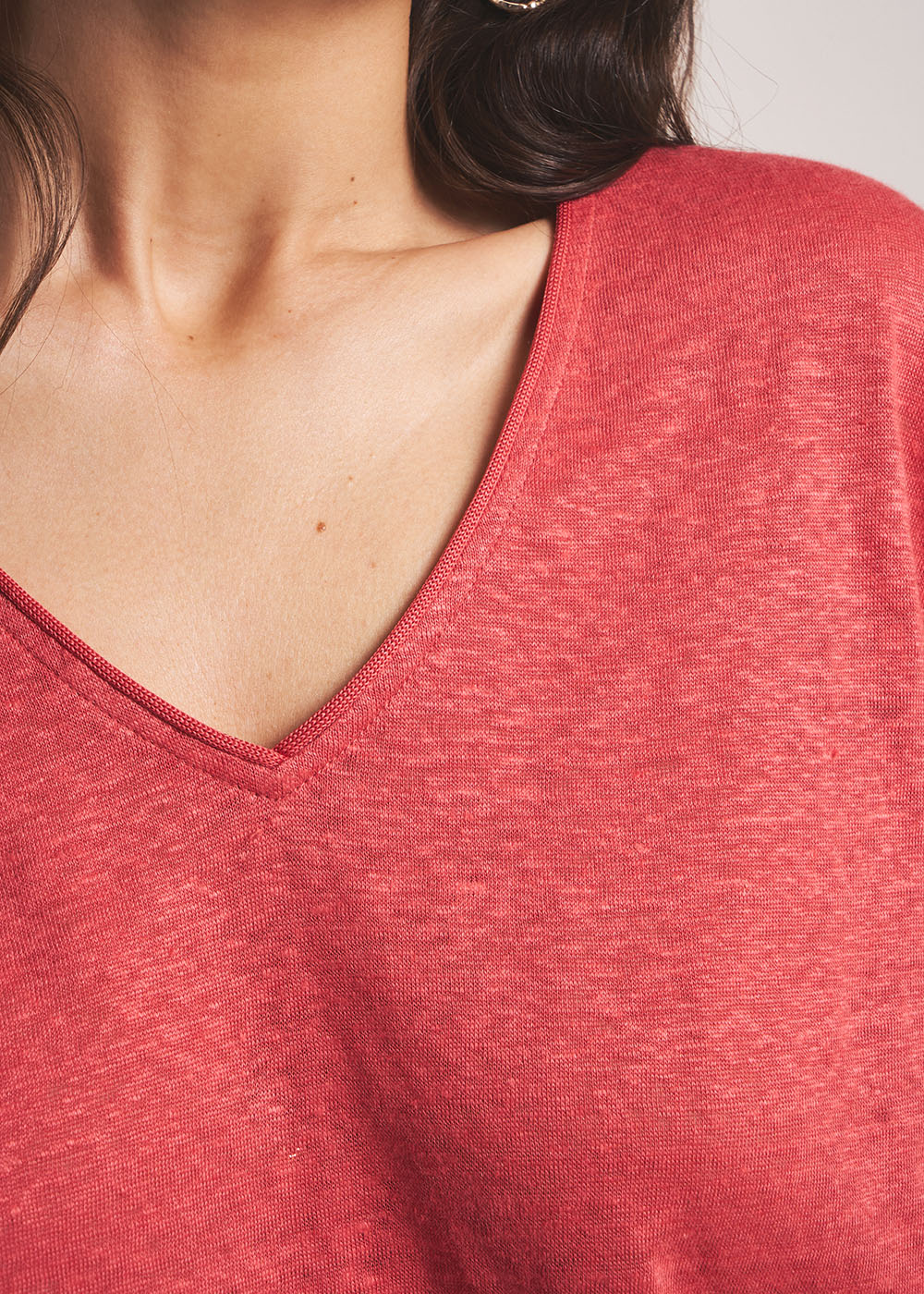 DARIALY Débardeur en lin col V - 2 - Sud Express - Sud Express