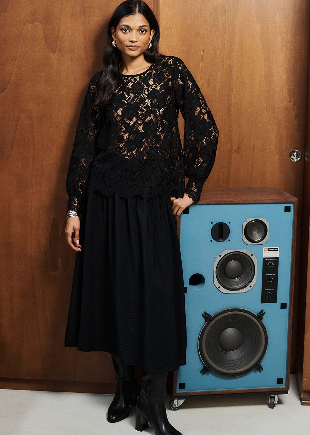 TELIZA Blouse en dentelle florale - 1 - Sud Express - Sud Express