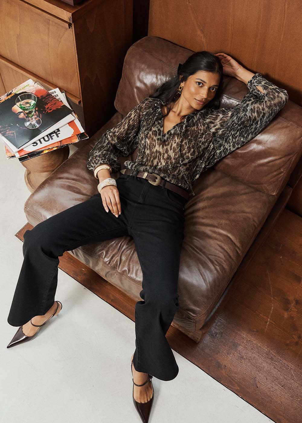 TAURENCIA Blouse léopard lurex - 2 - Sud Express - Sud Express